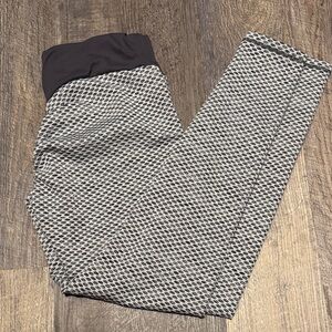 Women’s Textured High Waisted Tummy Control Scrunched Butt Lifting Leggings